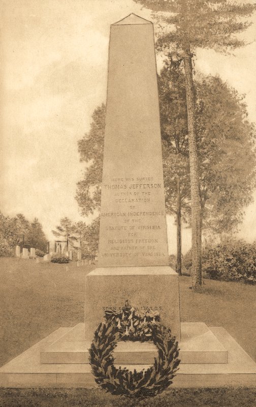 Tomb of Thomas Jefferson (s/v foto) av American Photographer (after)