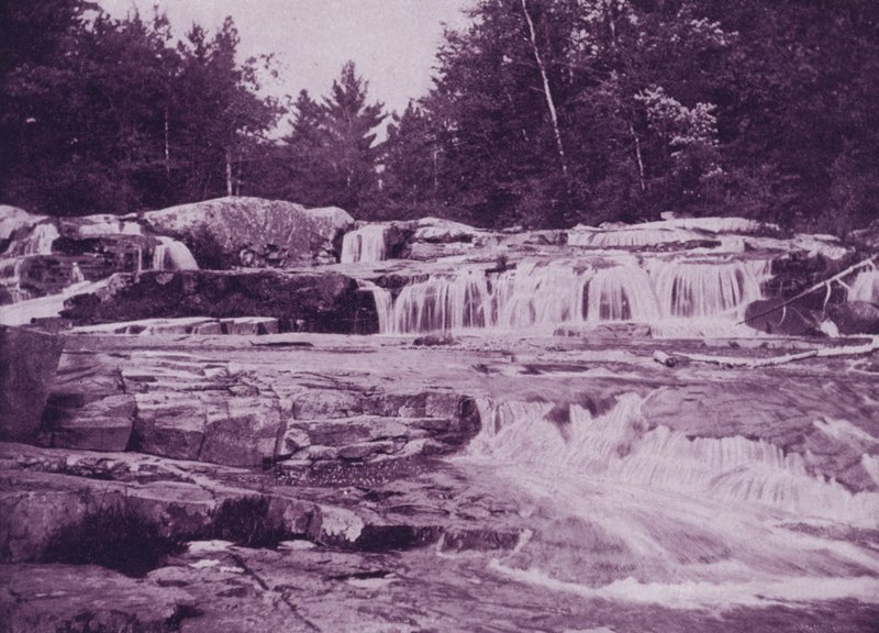 Upper Jackson Falls, Wild-Cat River, New Hampshire (s/v foto) av American Photographer (after)