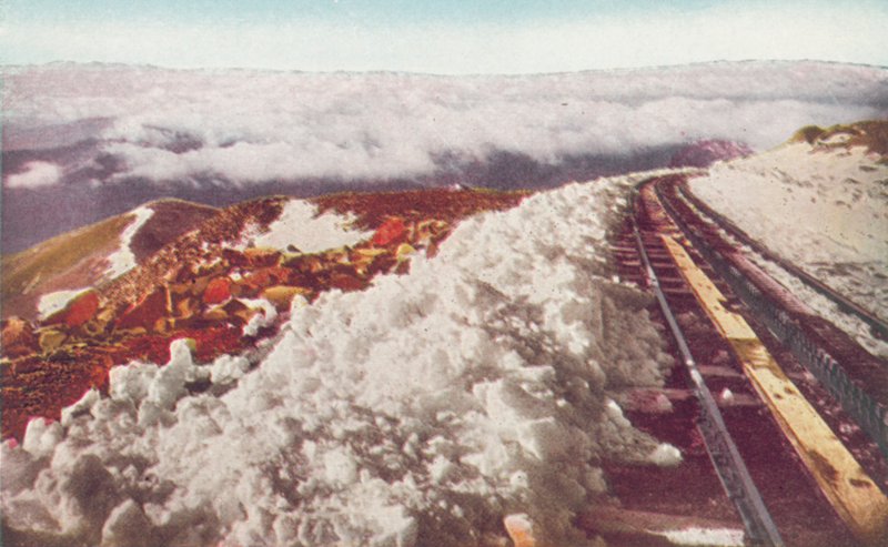 Ovan molnen, från toppen av Pikes Peak, höjd över havet av American Photographer