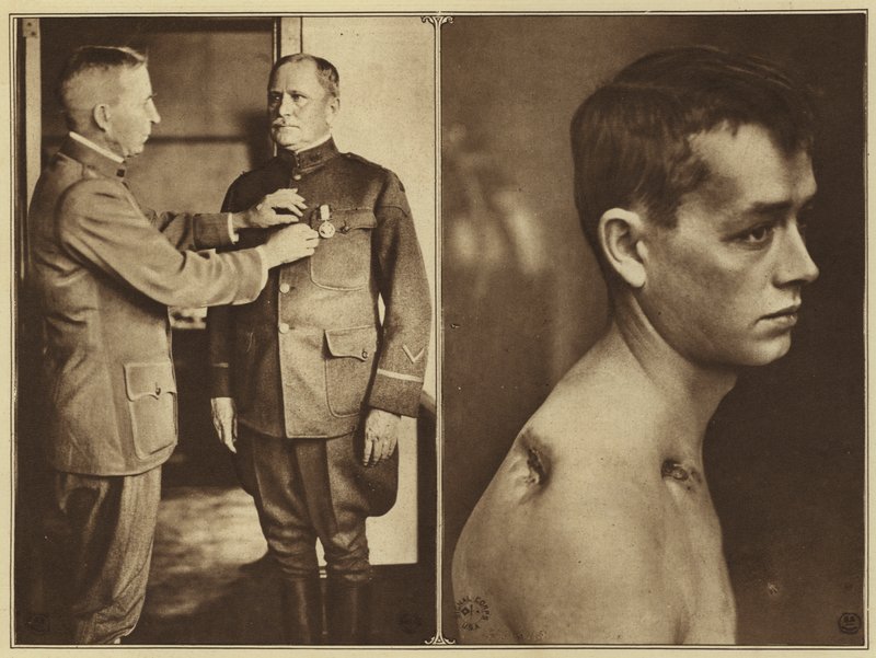 Amerika i första världskriget: Det var särskilt passande att generalmajor C H Martin förde befälet över 90:e divisionen i ockupationsarmén, eftersom han hade utbildat dess utmärkta reservofficerare i Leon Springs, menige Absalom Gunther, 43:e kompaniet, 5: av American Photographer