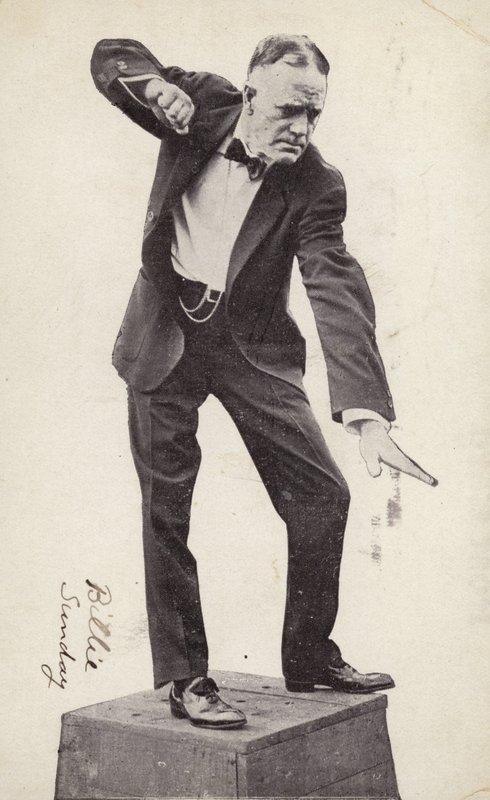 Billy Sunday (svartvitt foto) av American Photographer