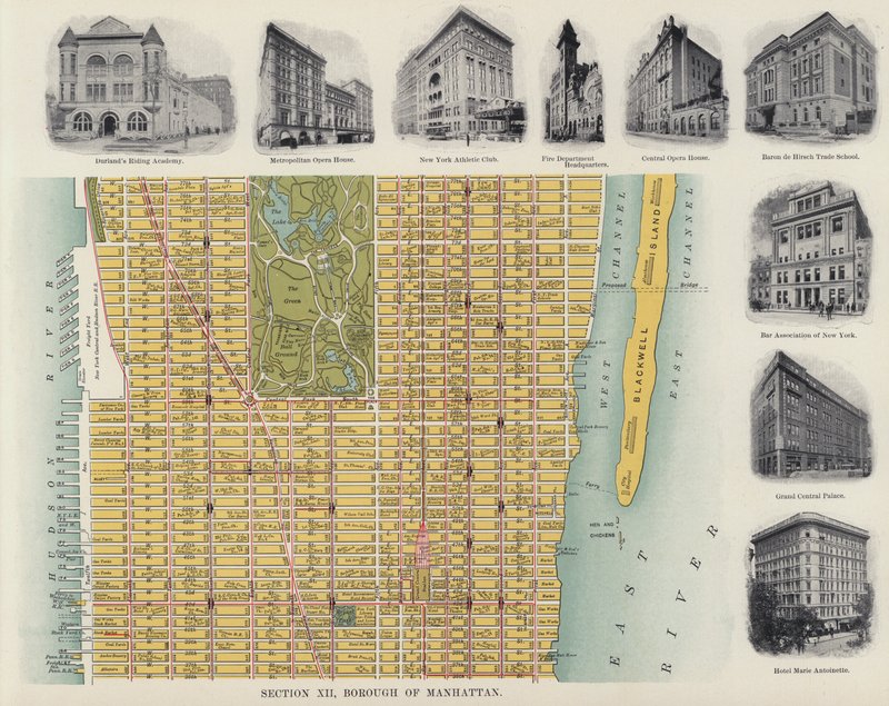 Borough of Manhattan (svartvitt foto) av American Photographer