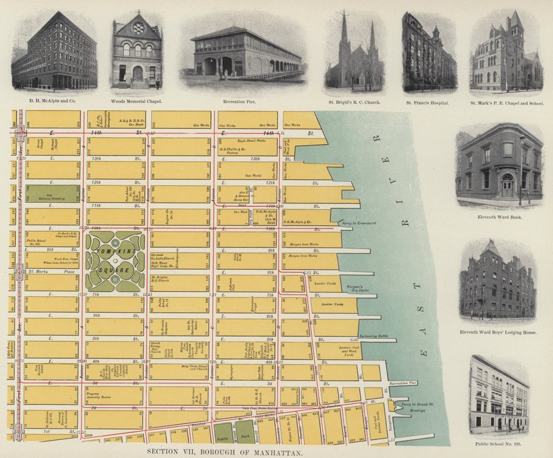 Borough of Manhattan (svartvitt foto) av American Photographer