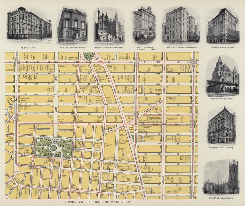 Borough of Manhattan (svartvitt foto) av American Photographer