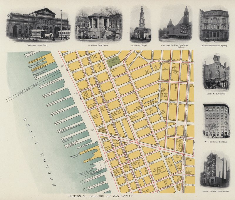 Borough of Manhattan (svartvitt foto) av American Photographer