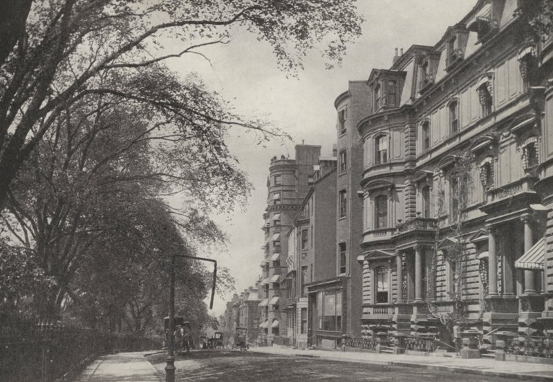 Boston: Beacon Street (svartvitt foto) av American Photographer