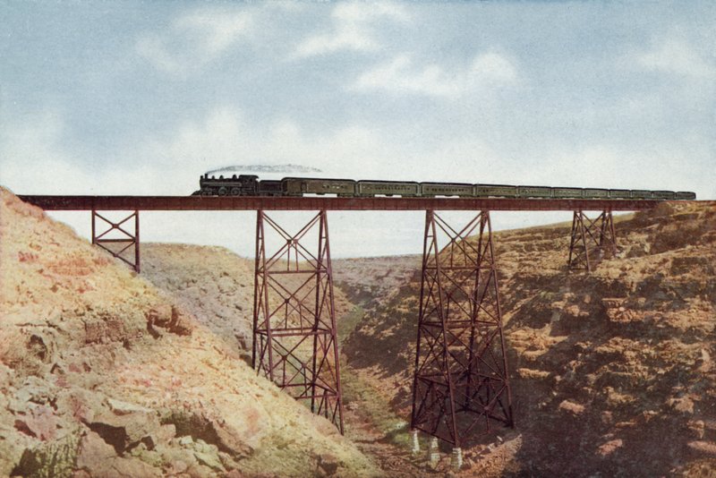 Canyon Diablo, Arizona (färgad bild) av American Photographer