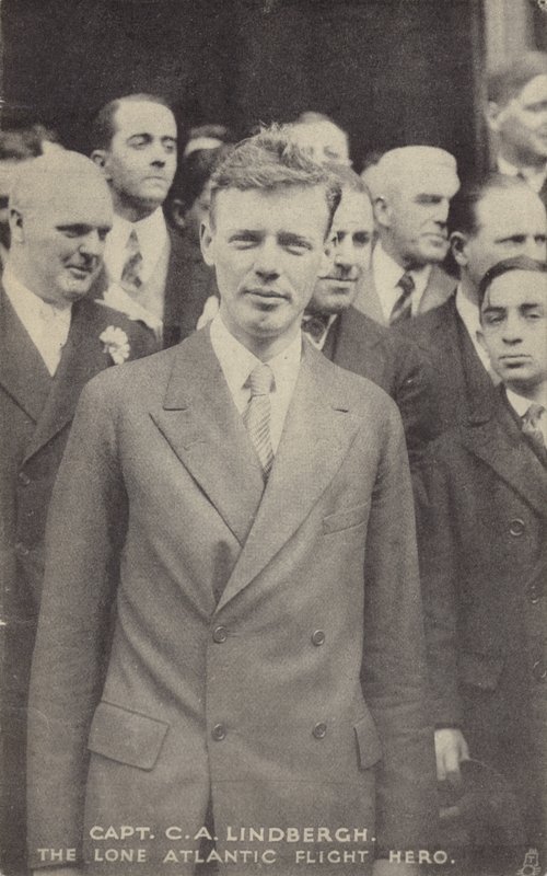 Charles Lindbergh, amerikansk flygare som gjorde den första transatlantiska soloflygningen av American Photographer