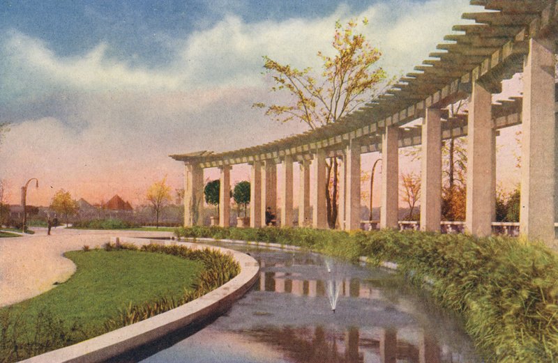 Chicago: Pergola i Douglas Park (färgfoto) av American Photographer