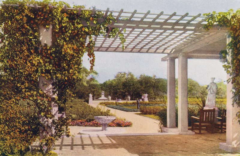 Chicago: Sunken Garden, Humboldt Park (färgfoto) av American Photographer