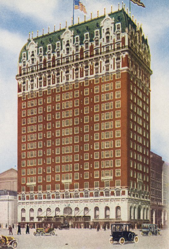 Chicago: "The Blackstone", Michigan Avenue och Hubbard Court (färgfoto) av American Photographer