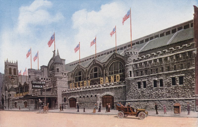 Chicago: The Coliseum, Wabash Avenue, nära 16th Street (färgfoto) av American Photographer