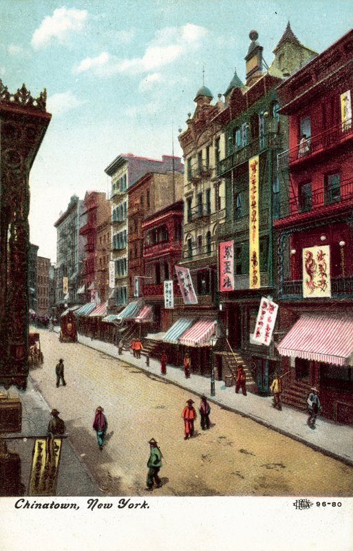 China Town, New York, USA (svartvitt foto) av American Photographer