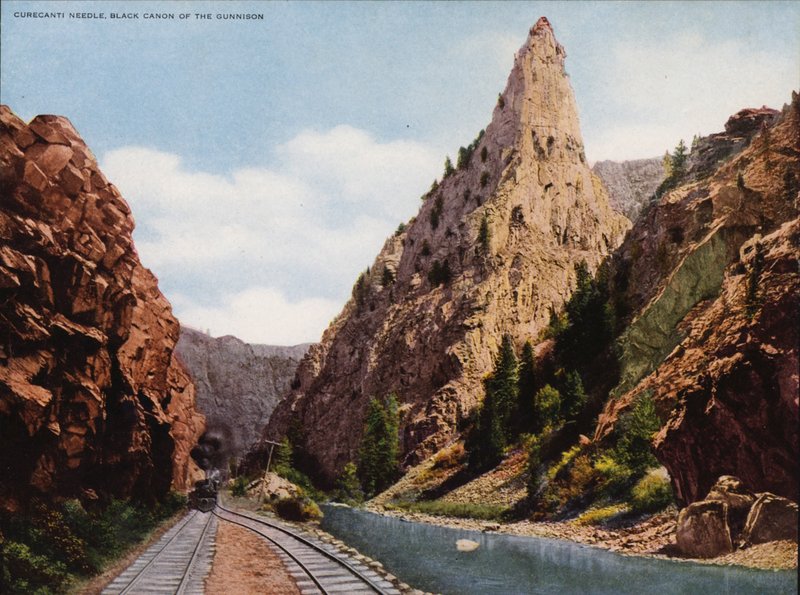 Curecanti Needle, Black Canon of the Gunnison (färgfoto) av American Photographer