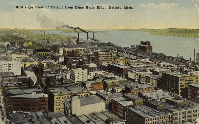 Detroit, Michigan, USA (färgat foto) av American Photographer