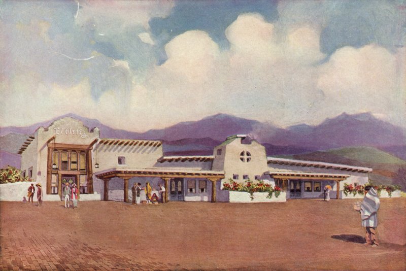El Ortiz, Lamy, New Mexico (färgat foto) av American Photographer