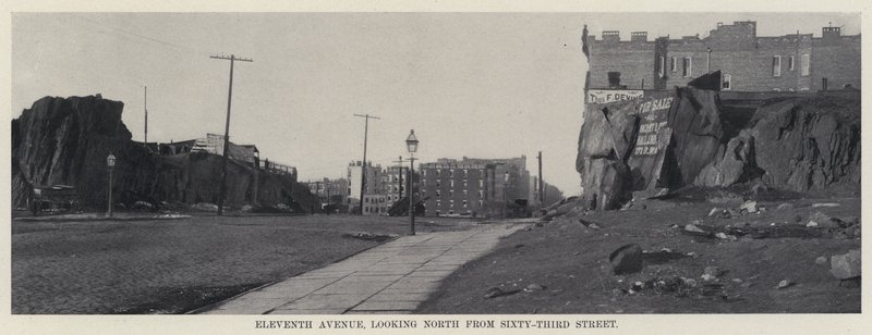 Eleventh Avenue, ser norrut från Sixty-Third Street (s/v foto) av American Photographer