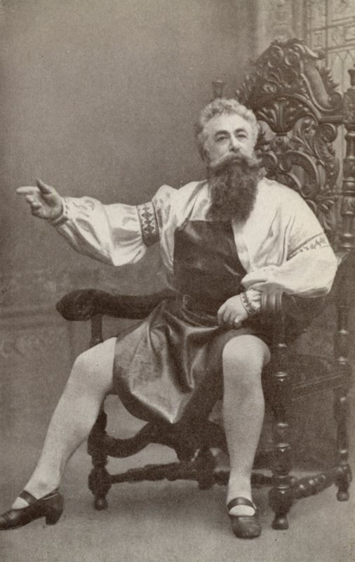 Emil Fischer, som Hans Sachs, i "Die Meistersinger Von Nurnburg" (svartvitt foto) av American Photographer