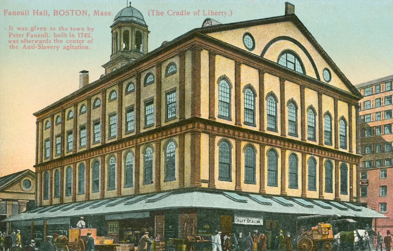 Faneuil Hall, Boston, Massachusetts, USA (färgfoto) av American Photographer