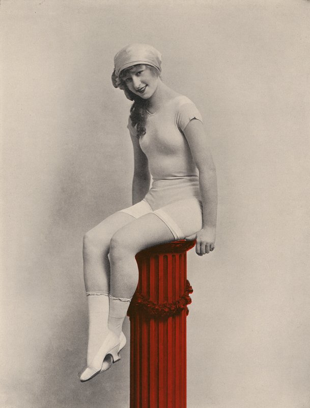 Flo Hart, amerikansk skådespelerska (färglagd bild) av American Photographer