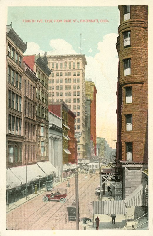 Fourth Avenue, öster om Race Street, Cincinnati, Ohio (färgfoto) av American Photographer