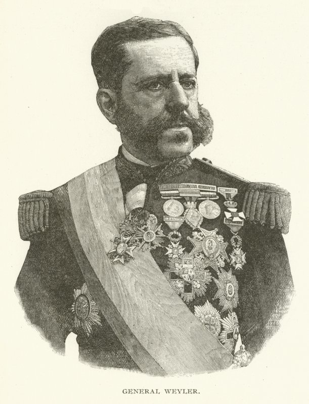 General Weyler (svartvitt fotografi) av American Photographer
