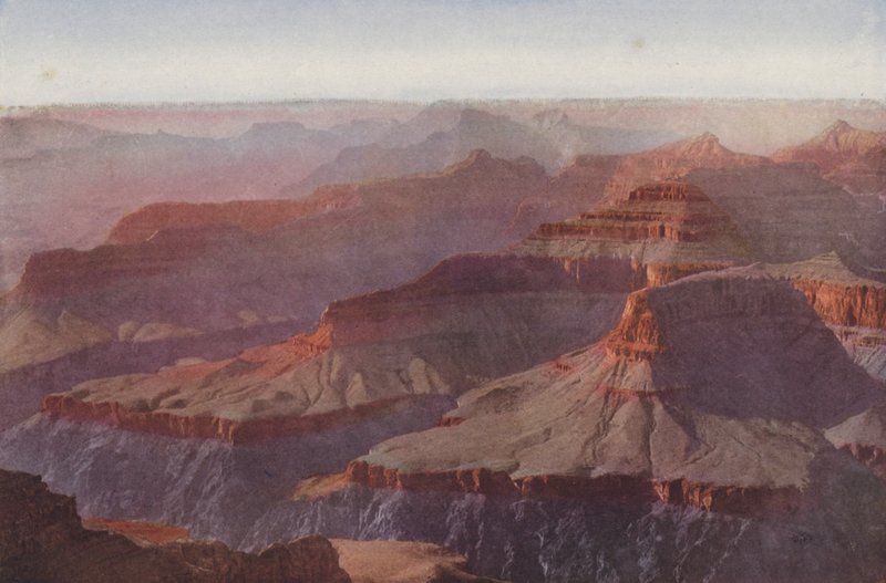 Grand Canyon, Arizona, solnedgång från Hopi Point (färgfoto) av American Photographer