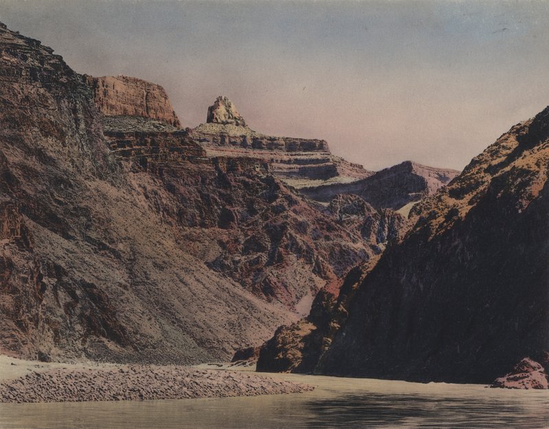 Grand Canyon i Arizona: Coloradofloden, Bright Angel Trail (färgfoto) av American Photographer