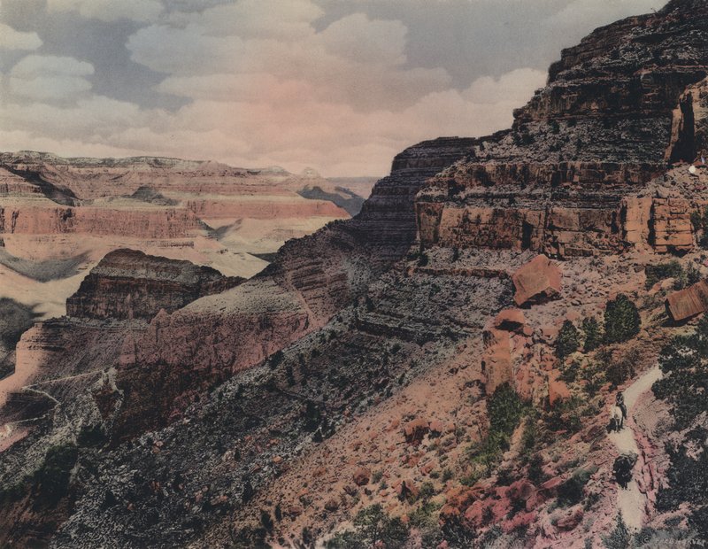 Grand Canyon i Arizona: På Hermit Trail (färgfoto) av American Photographer