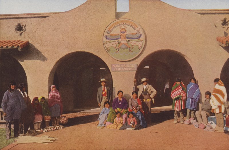 Indian Building, Albuquerque, New Mexico (färgfoto) av American Photographer
