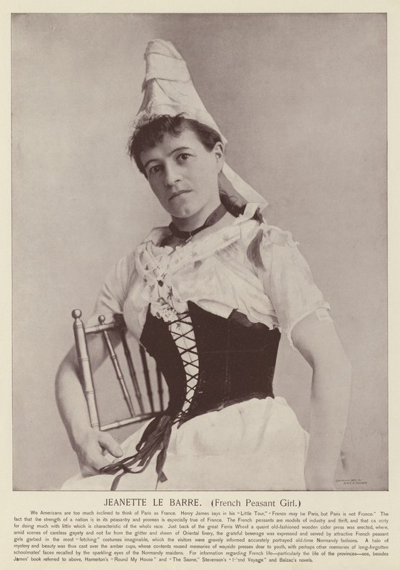 Jeanette le Barre, fransk bondflicka av American Photographer