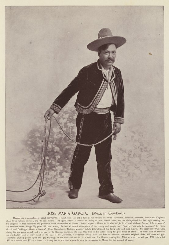 Jose Maria Garcia, mexikansk cowboy av American Photographer