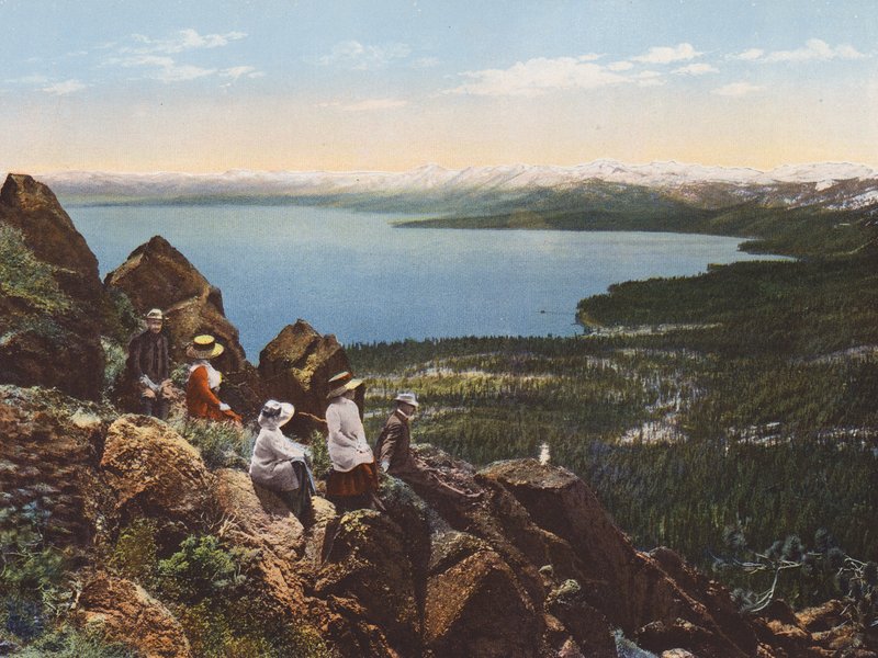 Tahoesjön från Mount Watson, Kalifornien (färgfoto) av American Photographer
