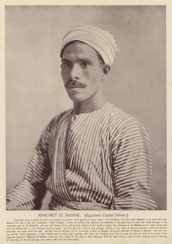 Mahomet El Bashse, egyptisk kamelförare av American Photographer