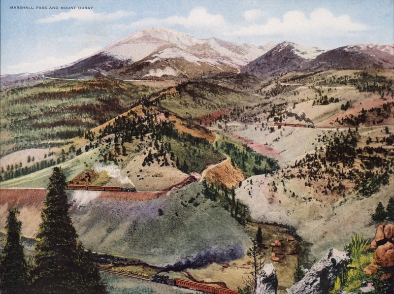 Marshall Pass och Mount Ouray (färgfoto) av American Photographer