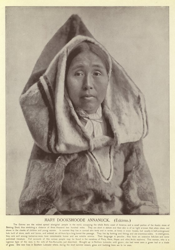 Mary Dookshoode Annanuck, eskimå av American Photographer
