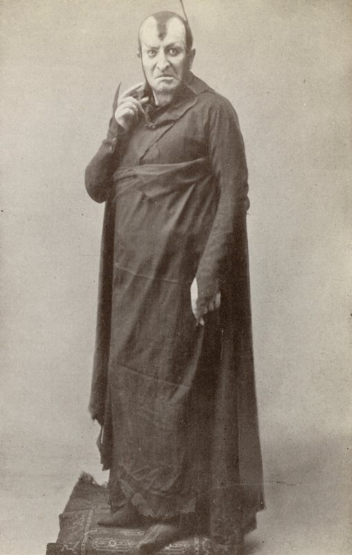 Maurice Renaud, som "Mefistofele" (svartvitt foto) av American Photographer