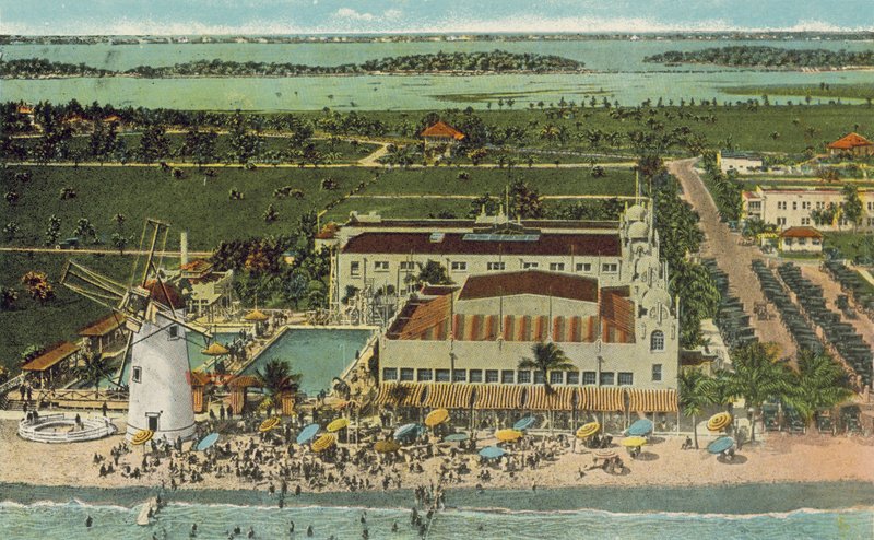 Miami, Florida, ca 1925: Miami Beach Casino (färgfoto) av American Photographer