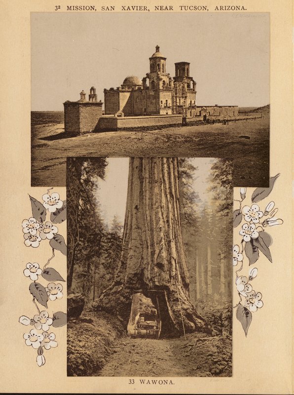 Mission, San Xavier, nära Tucson, Arizona; Wawona (svartvitt foto) av American Photographer