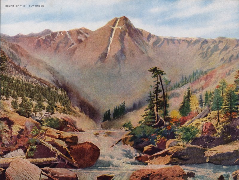 Heliga korsets berg (färgfoto) av American Photographer