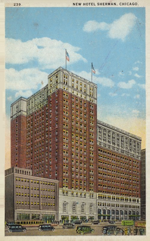 New Hotel Sherman, Chicago, Illinois, USA (färgfoto) av American Photographer