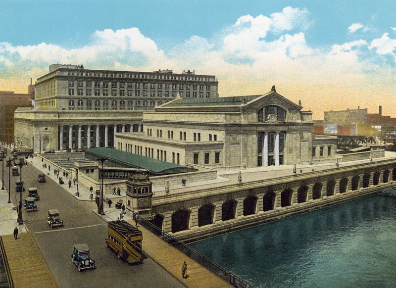 New Union Station (färgad bild) av American Photographer
