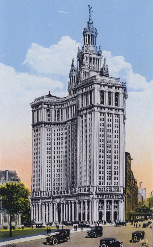 New York: Municipal Building (färgfoto) av American Photographer