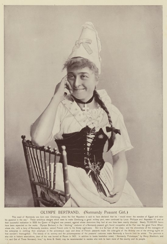 Olympe Bertrand, bondflickan i Normandie av American Photographer