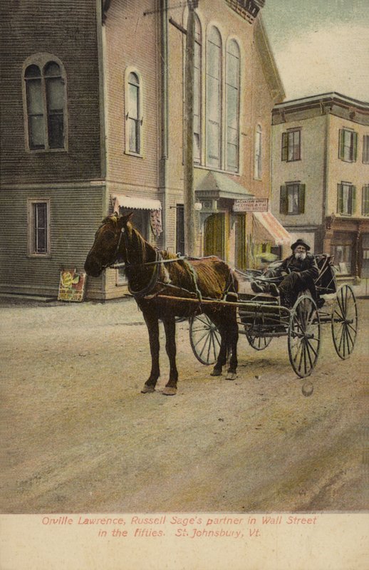 Orville Lawrence, Russell Sages partner på Wall Street på femtiotalet, St Johnsbury, Vermont, USA (färgfoto) av American Photographer