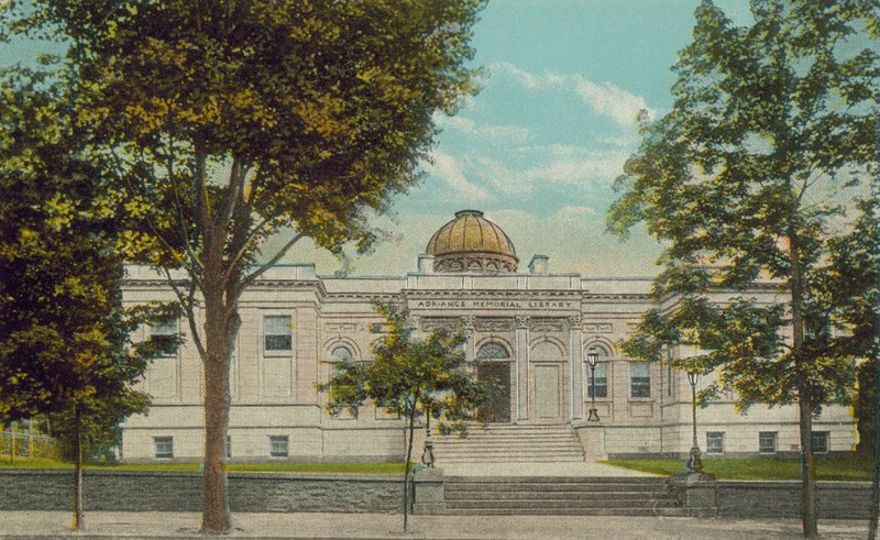 Poughkeepsie: Adriance Memorial Library (färgfoto) av American Photographer