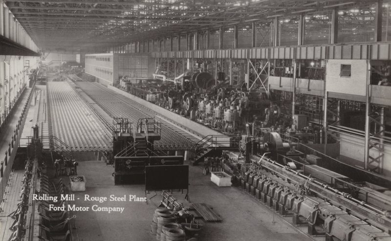 Valsverk, Rouge Steel Plant; Ford Motor Company, Dearborn, Michigan av American Photographer
