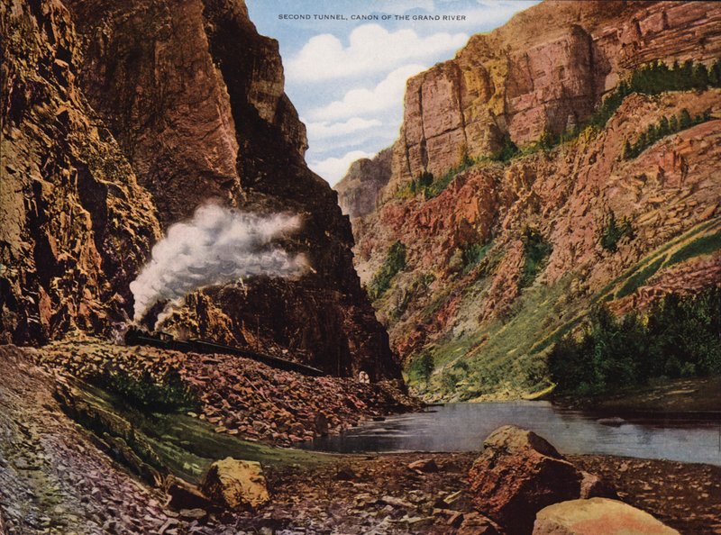 Andra tunneln, Canon of the Grand River (färgfoto) av American Photographer