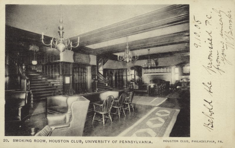 Rökrum, Houston Club, University of Pennsylvania, Philadelphia av American Photographer