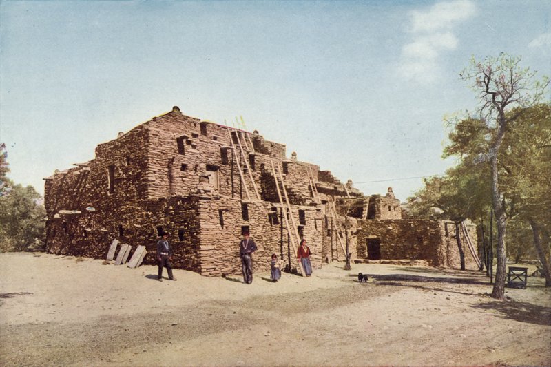 The Hopi House, Grand Canyon, Arizona (färgad bild) av American Photographer